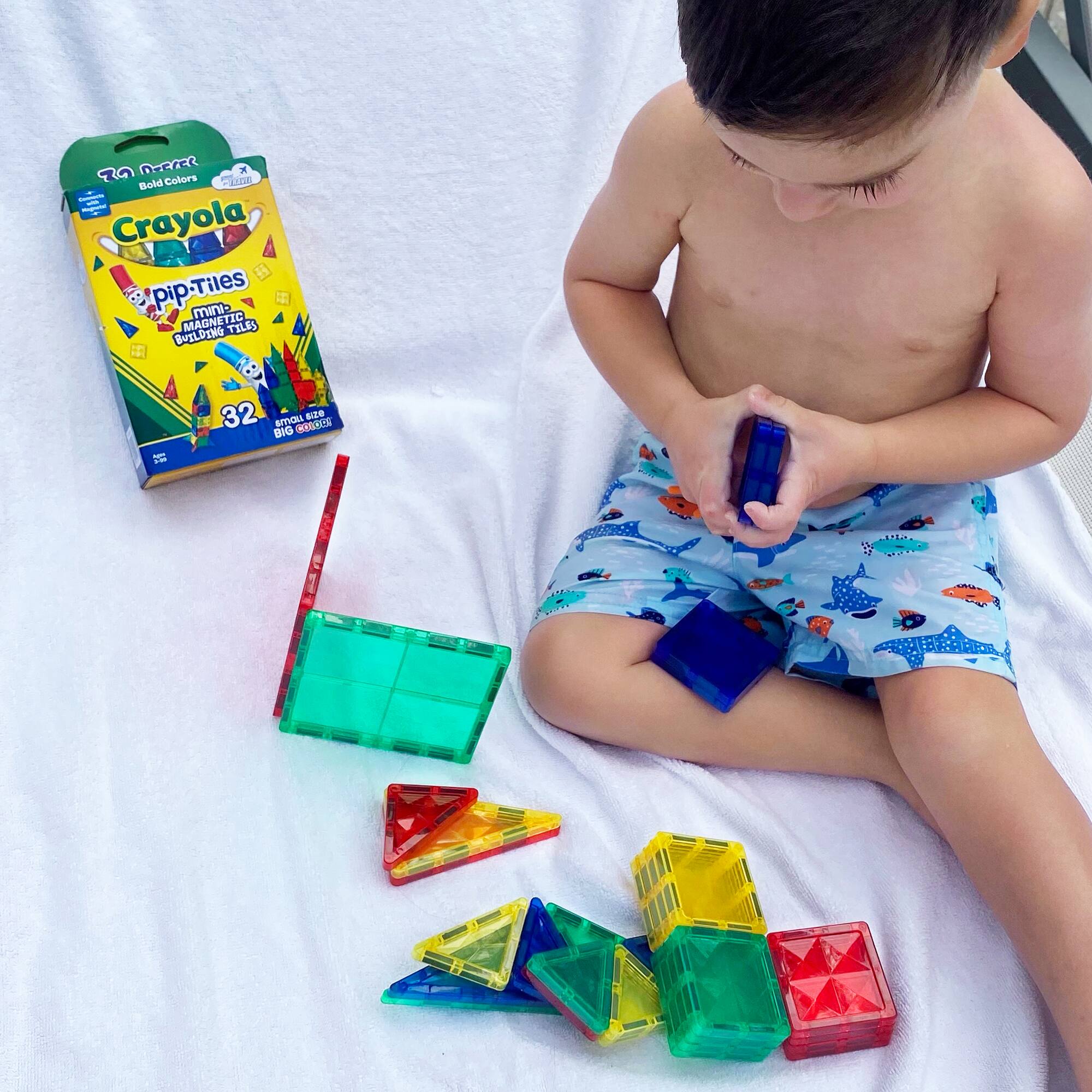 Crayola® 24 Piece Magnetic Pip-Tile Set